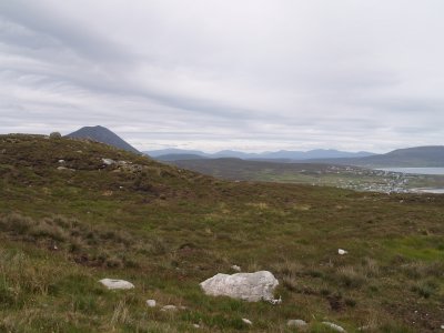 Slievemore from Lough Acorrymore, Achill Island, Co. Mayo, Ireland.