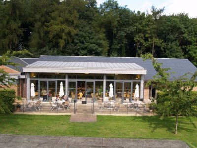 Restaurant-cafe, Walled Garden, Scampston Village, North Yorkshire, Northern England