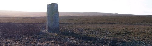 The Long Stone, standing stone, near Danby Beacon