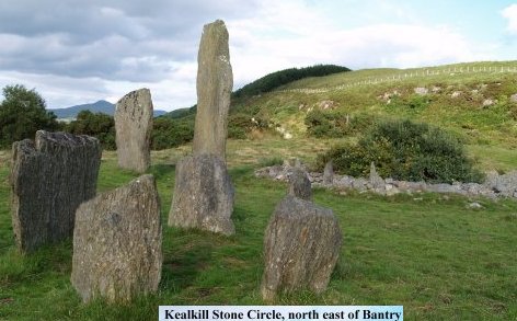 Kealkill Stone circle near Bantry, Co. Cork