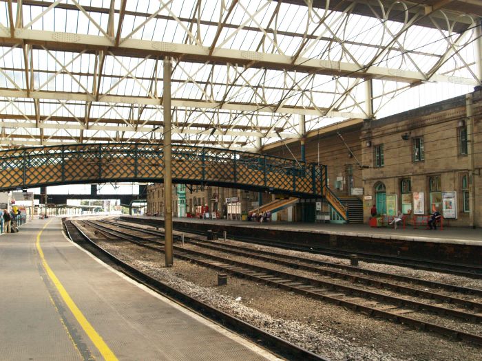trainspotting at Carlisle station Leeds-Settle-Carlisle Railway Trip