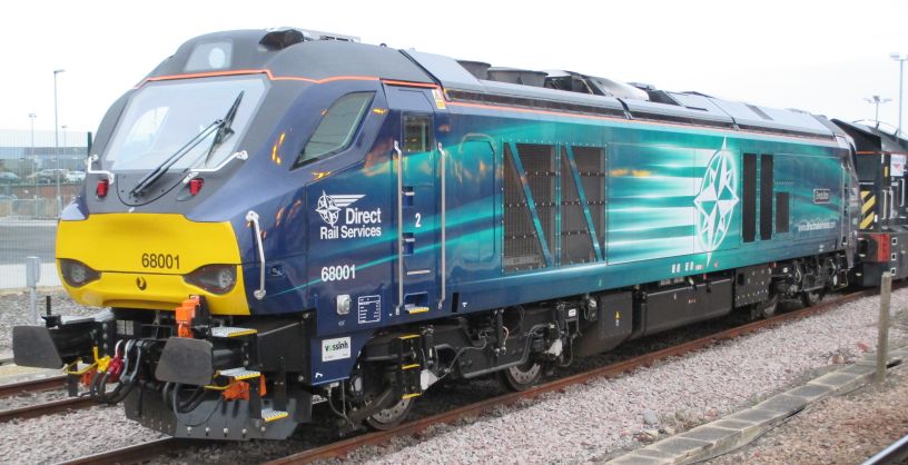 Vossloh Class 68 diesel-electric locomotives 68001 Evolution