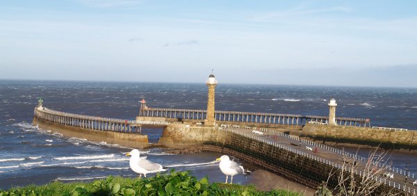Whitby Harbour entrance