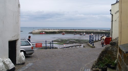Staithes Harbour.