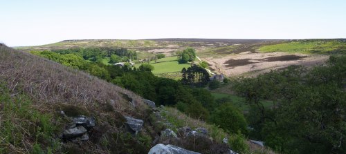After the stepping stones you climb up onto Wheeldale Moor.