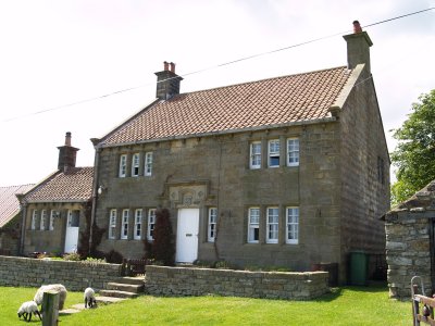 There are many handsome farmhouse buildings on the walk, here Hazel Head Farm (1908)