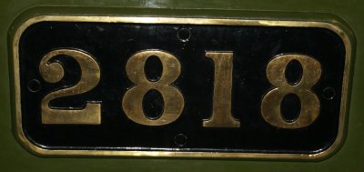 GWR steam locomotive 2818