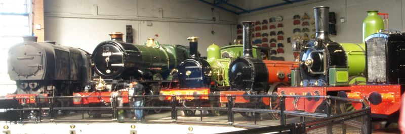 At the centre of the museum is the great turntable of the Great Hall surrounded by a super array of steam, diesel and electric locomotives from the last 150+ years, York NRM