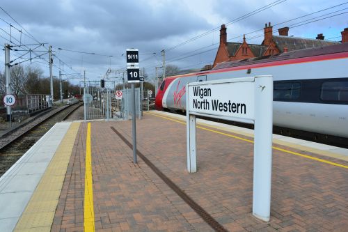 trainspotting at Wigan North Western Station