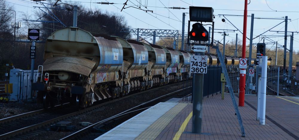 trainspotting at Wigan North Western Station