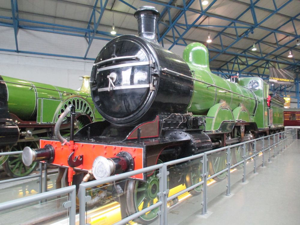 GNR Class C1 3990 LNER Class C2 990 HENRY OAKLEY Klondyke (Klondike) 4-4-2 steam locomotive built in 1898, York NRM