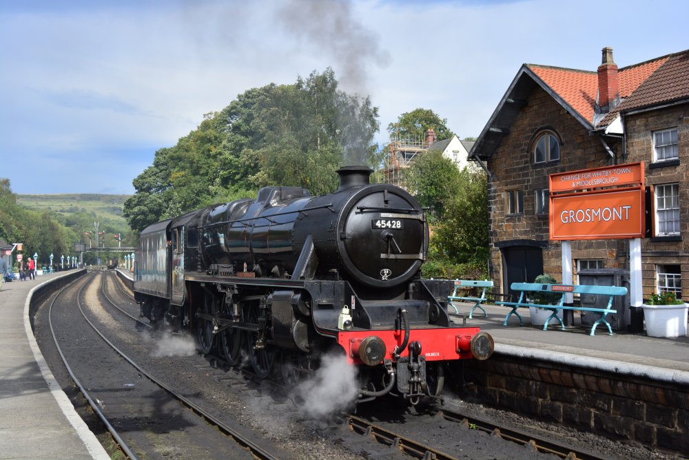 steam locomotive 45428 ERIC TREACY