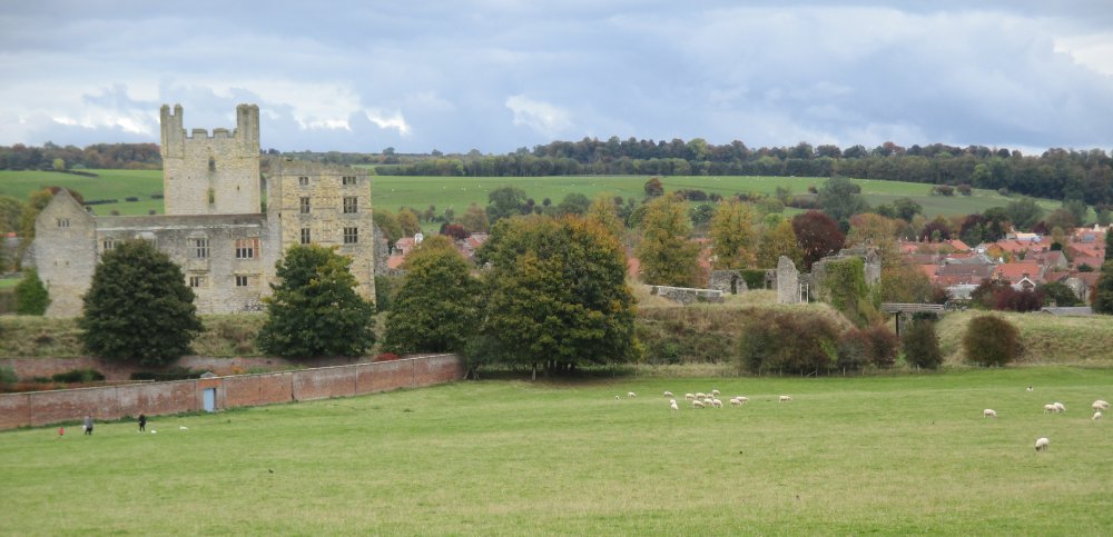 Walking around Duncombe Park Estate