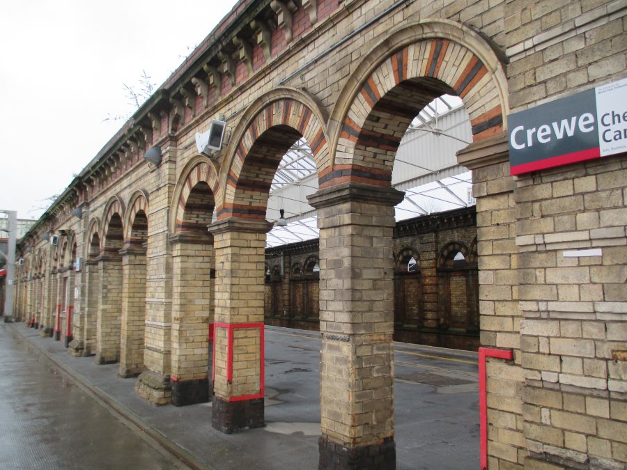 Trainspotting at Crewe Station