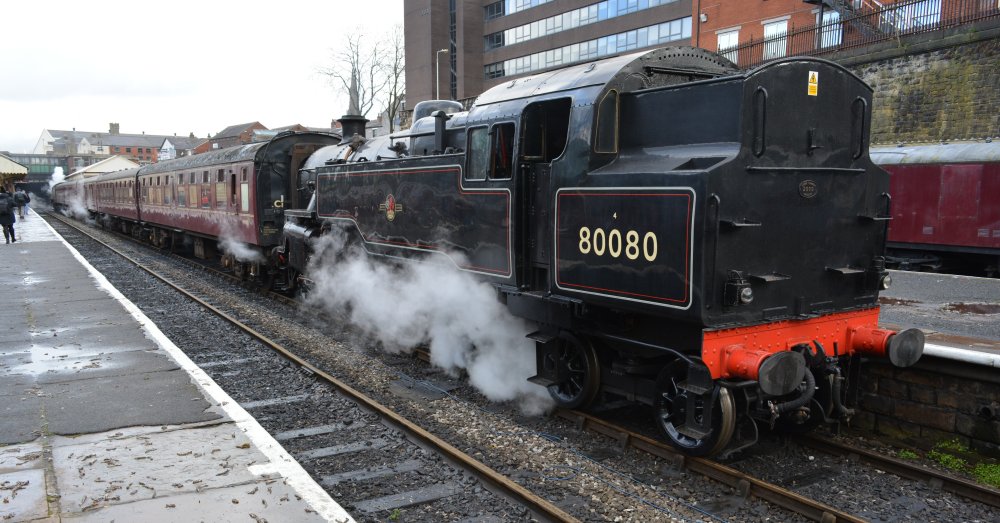 80080 BR standard 2-6-4 4MT design steam locomotive