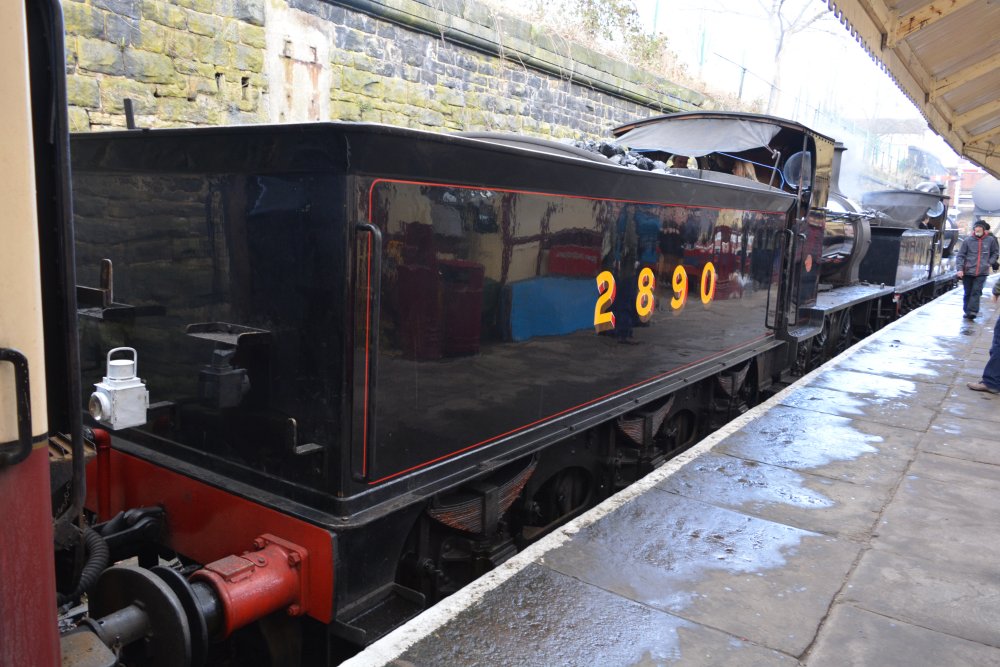 ELR Hunslet 0-6-0 Steam Locomotive 2890 WD 75041 WD 107 Bury Bolton Street Station