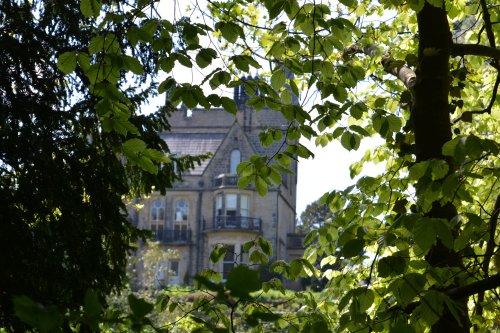 Castlestead house Pateley Bridge circular walk via Glasshouses & River Nidd