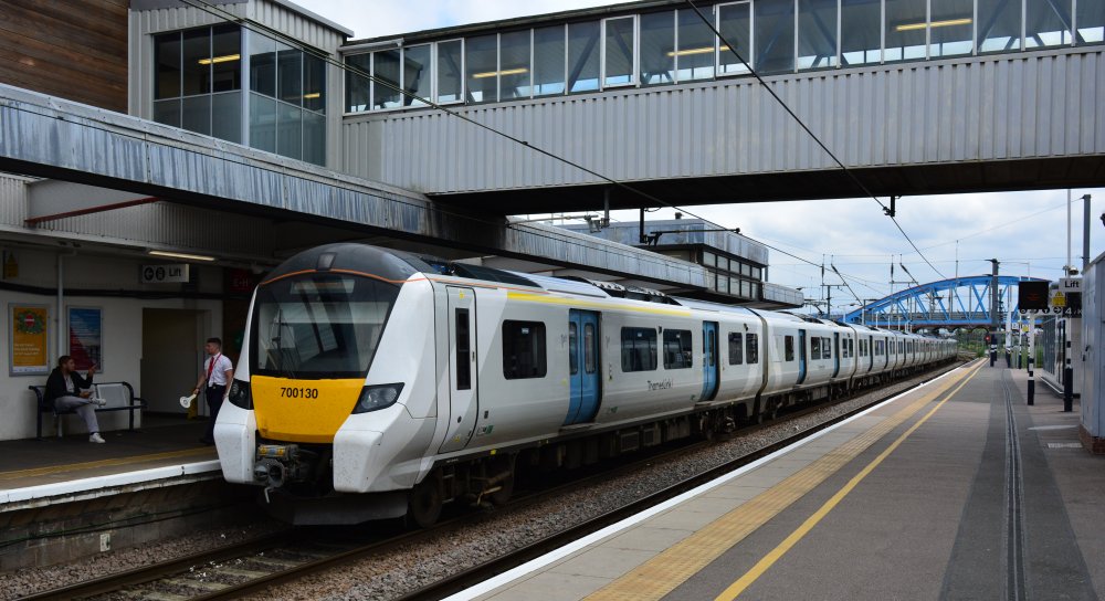 Class 700 700130 Siemens Desiro City EMU Peterborough to Horsham Thameslink service
