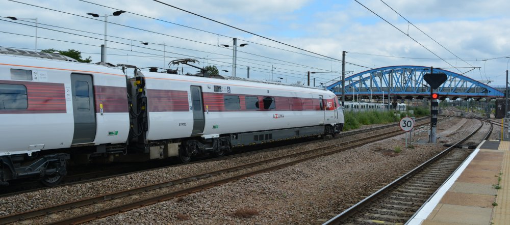 trainspotting Peterborough station AZUMA for KX