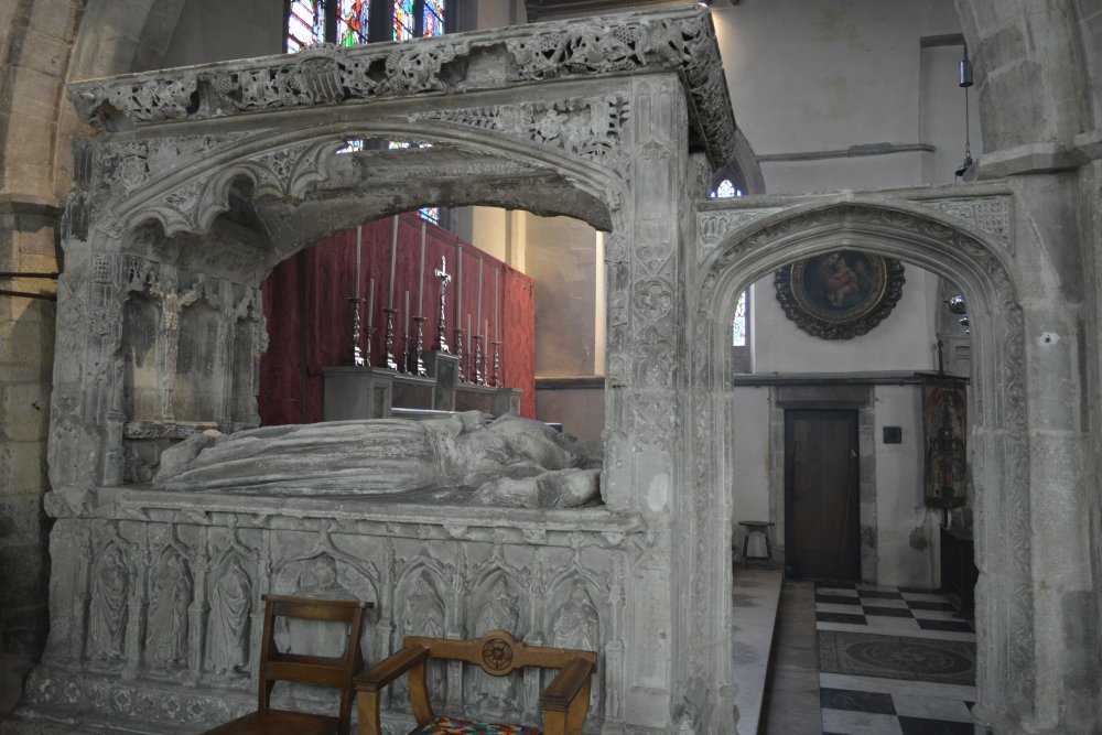 Tomb in St Mary's Church Stamford, Lincolnshire