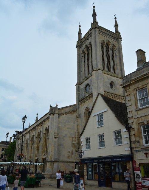 tower of St Michael's church Stamford, Lincolnshire