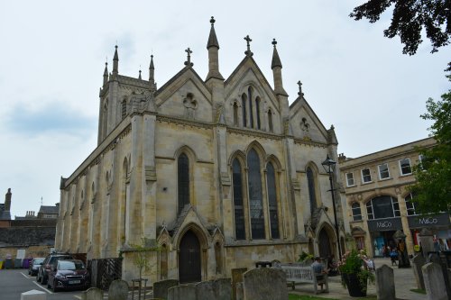 redundant St Michael's Church at the east end of High Street Stamford, Lincolnshire