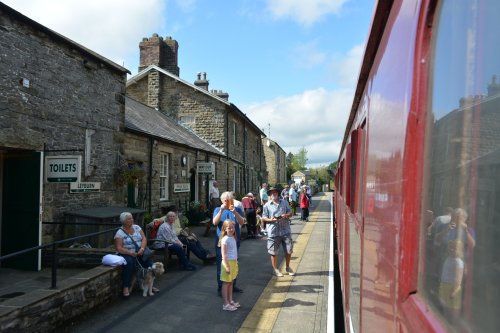 Leyburn station Wensleydale Railway, North Yorkshire