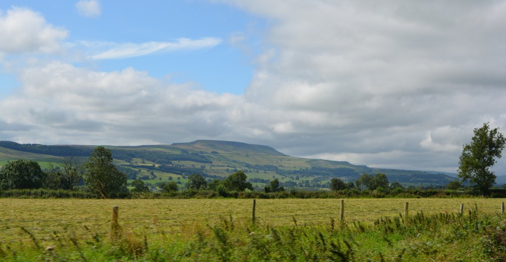 scenery near Leyburn Wensleydale Railway, North Yorkshire
