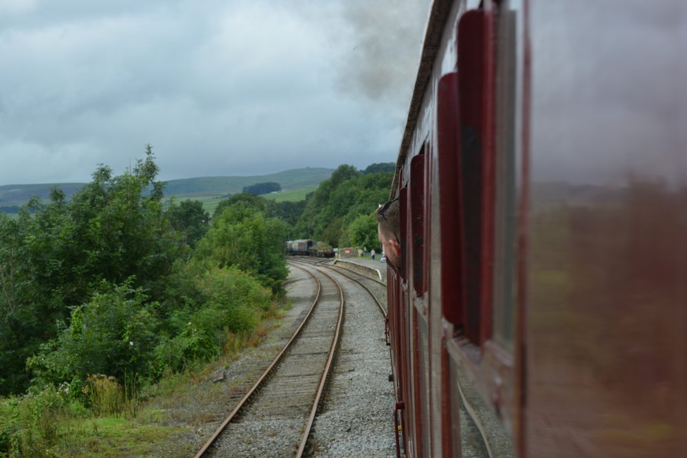 scenery near Redmire Wensleydale Railway, North Yorkshire