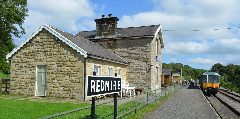 Redmire station Wensleydale Railway, North Yorkshire