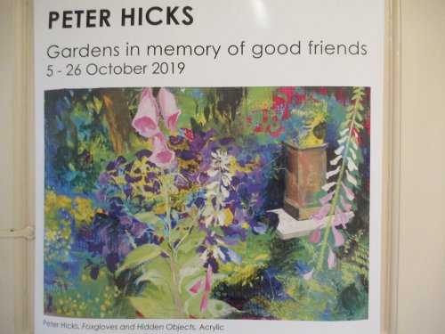 artist Peter M Hicks latest acrylic paintings in 2019
