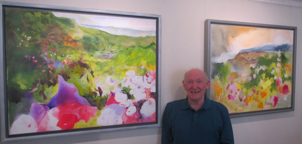 artist Peter M Hicks latest acrylic paintings in 2019