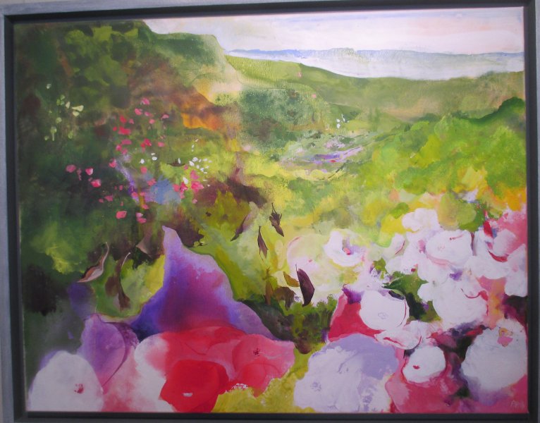 artist Peter M Hicks latest acrylic paintings in 2019