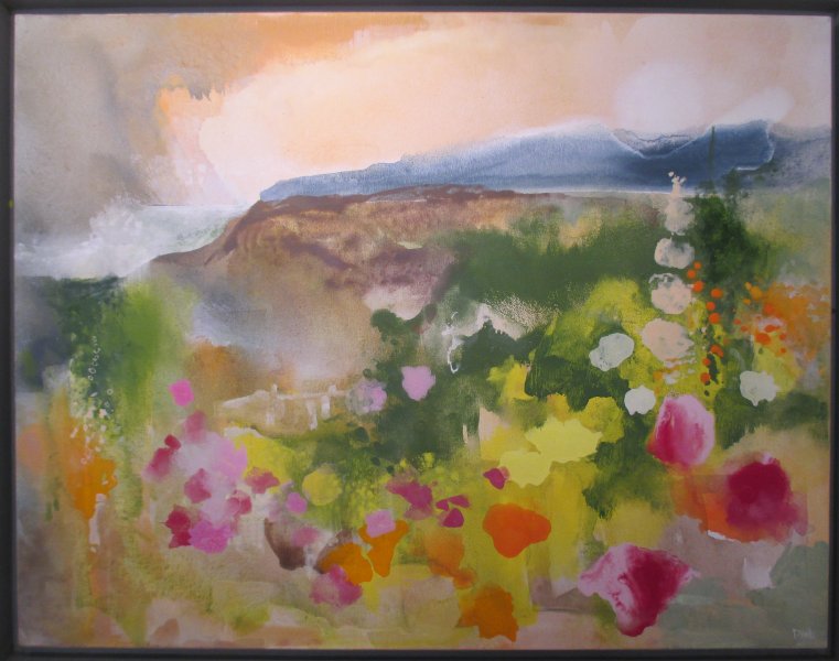 artist Peter M Hicks latest acrylic paintings in 2019