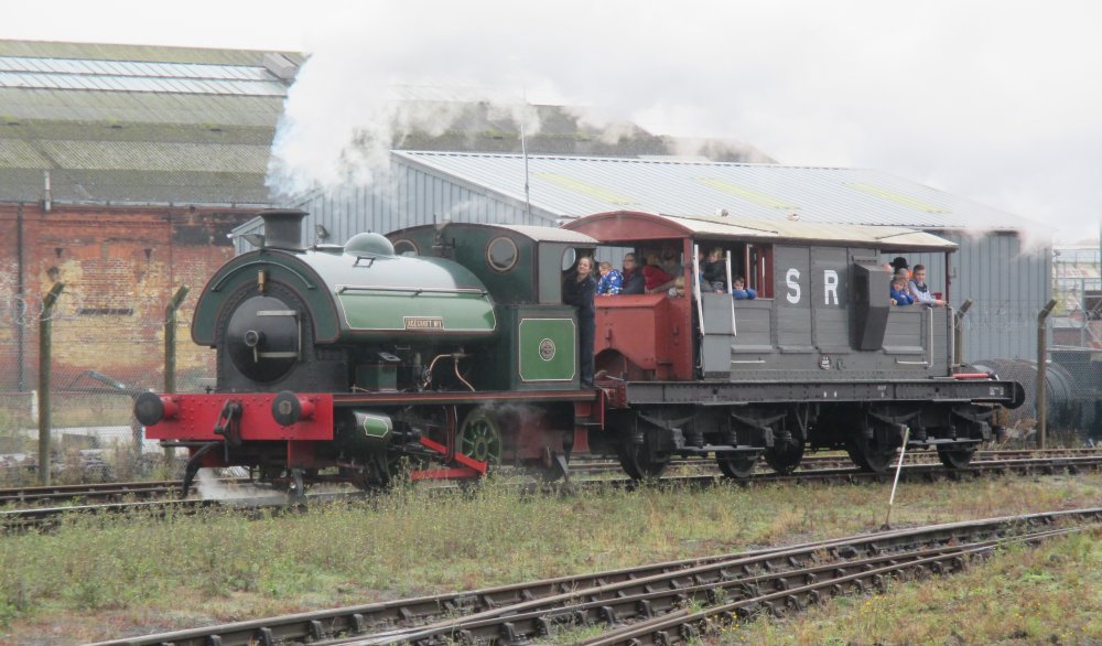 saddle tank steam locomotive No 3 Agecroft No 1 York NRM