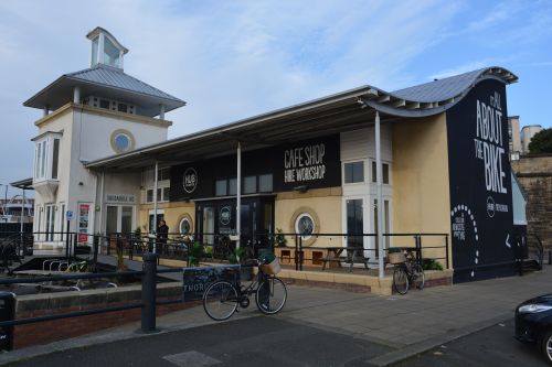 The HUB Bike Cafe, Ouseburn, quayside, River Tyne, Newcastle