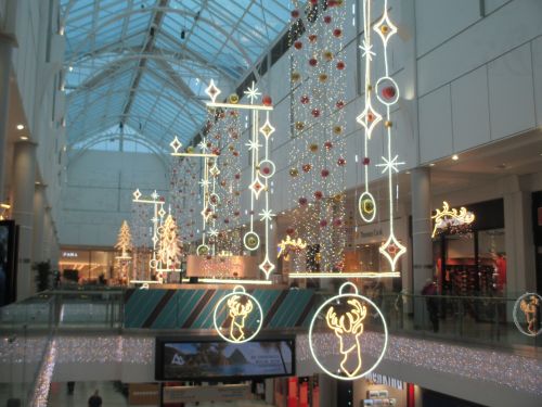 Christmas Lights, High Cross Shopping Centre, Leicester