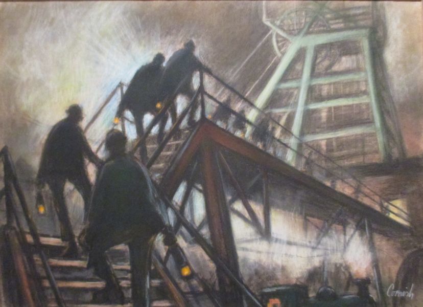 painting by artist Norman Cornish, Pit Painter school