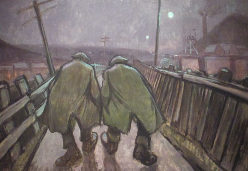 painting by artist Norman Cornish, Pit Painter school