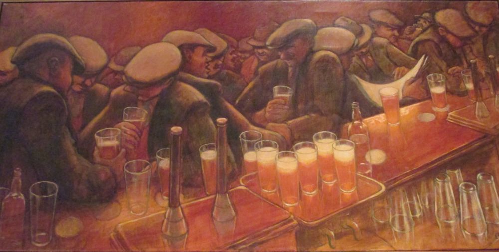 painting by artist Norman Cornish, Pit Painter school