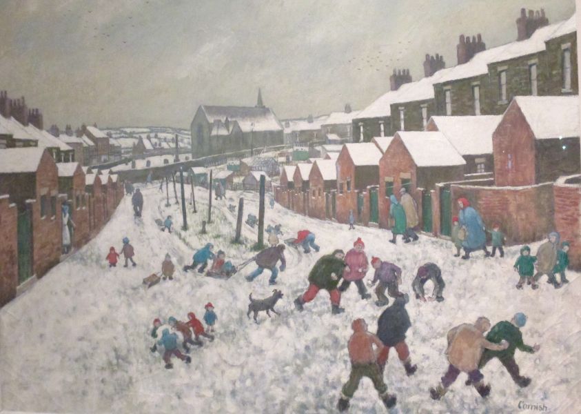 painting by artist Norman Cornish, Pit Painter school