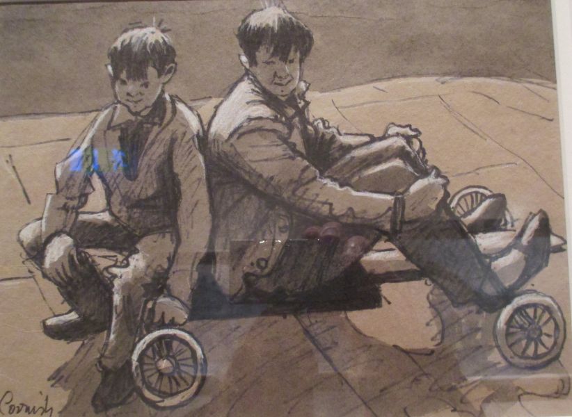 painting by artist Norman Cornish, Pit Painter school
