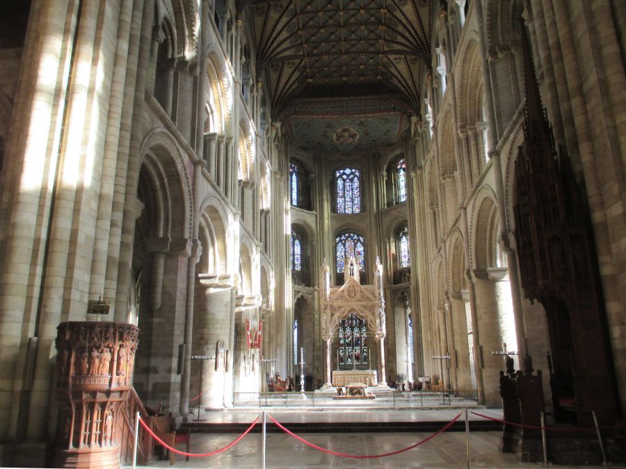 The Chancel-Sanctuary and High Altar of Peterborough Cathedral