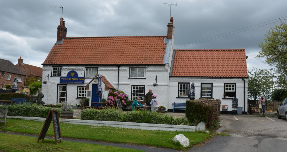 Trainspotting Colton Junction Ye Old Sun Inn, pub in Main Street, Colton Village, North Yorkshire
