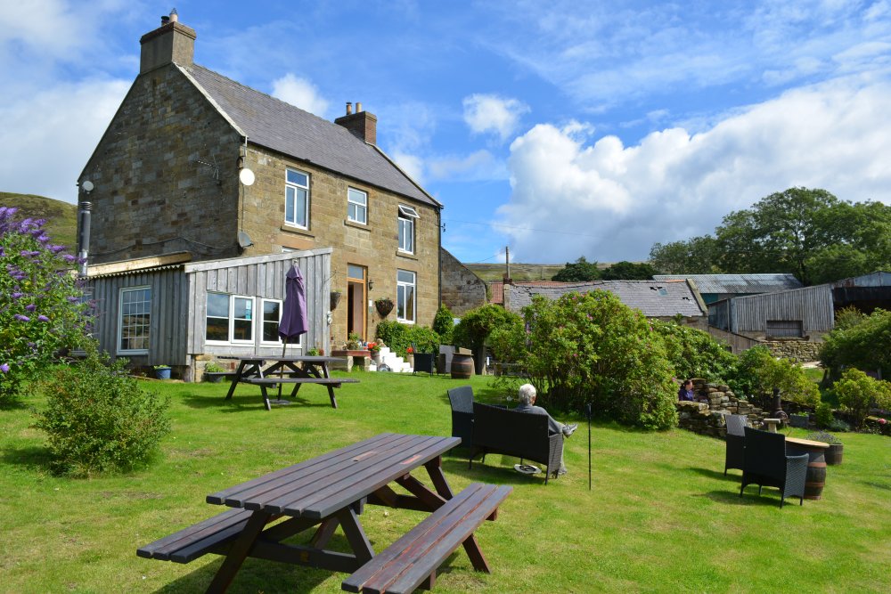 Dale Head Farm Tea Garden for a nice 'cafe' stopDale Head Farm Tea Garden for a nice 'cafe' stop Rosedale Circuit Walk, North Yorkshire, England