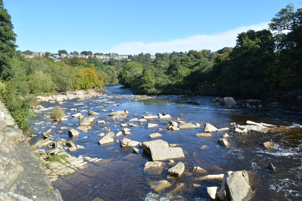Lower end of Richmond falls on the River Swale