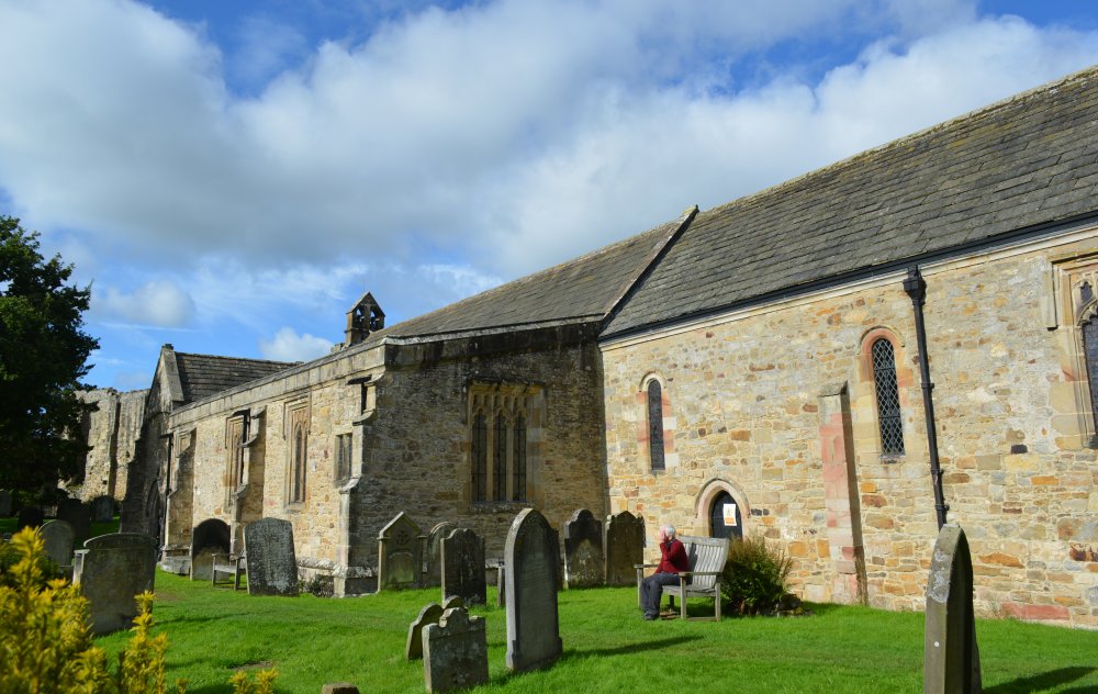 South aisle St Agatha's Church, Easby Abbey, near Richmond, North Yorkshire, England