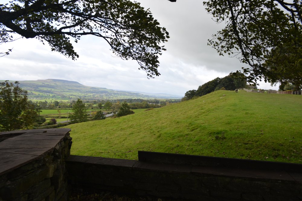first view of Leyburn Shawl and Pen Hill Leyburn Shawl Circular walk, North Yorkshire, England