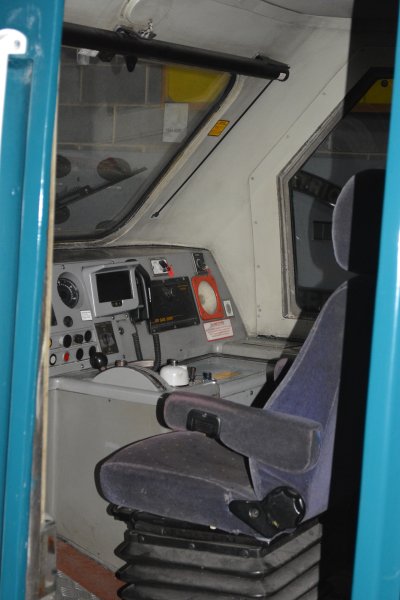 driving cab of a Class 43 power unit Class 43 locomotive 43002