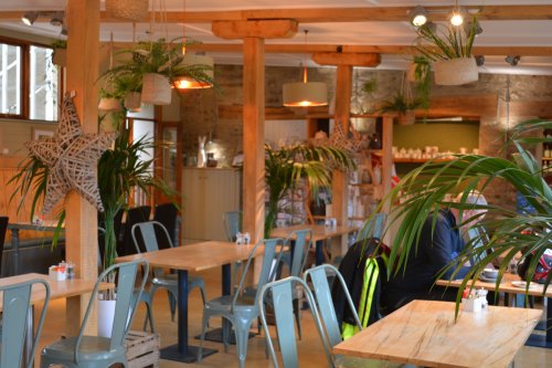 Fairhursts farm shop Berrys cafe gift shop local produce Swinithwaite Wensleydale, North Yorkshire